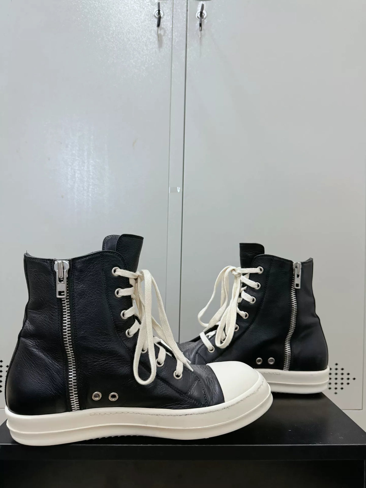 Rick Owens Cowhide Large Converse Sneakers