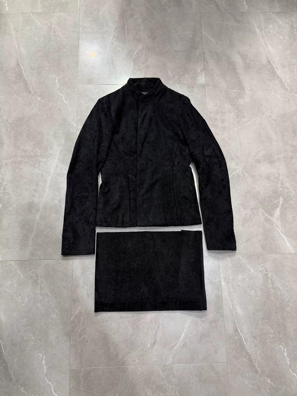 Julius Cracked Cloth Cotton Jacket