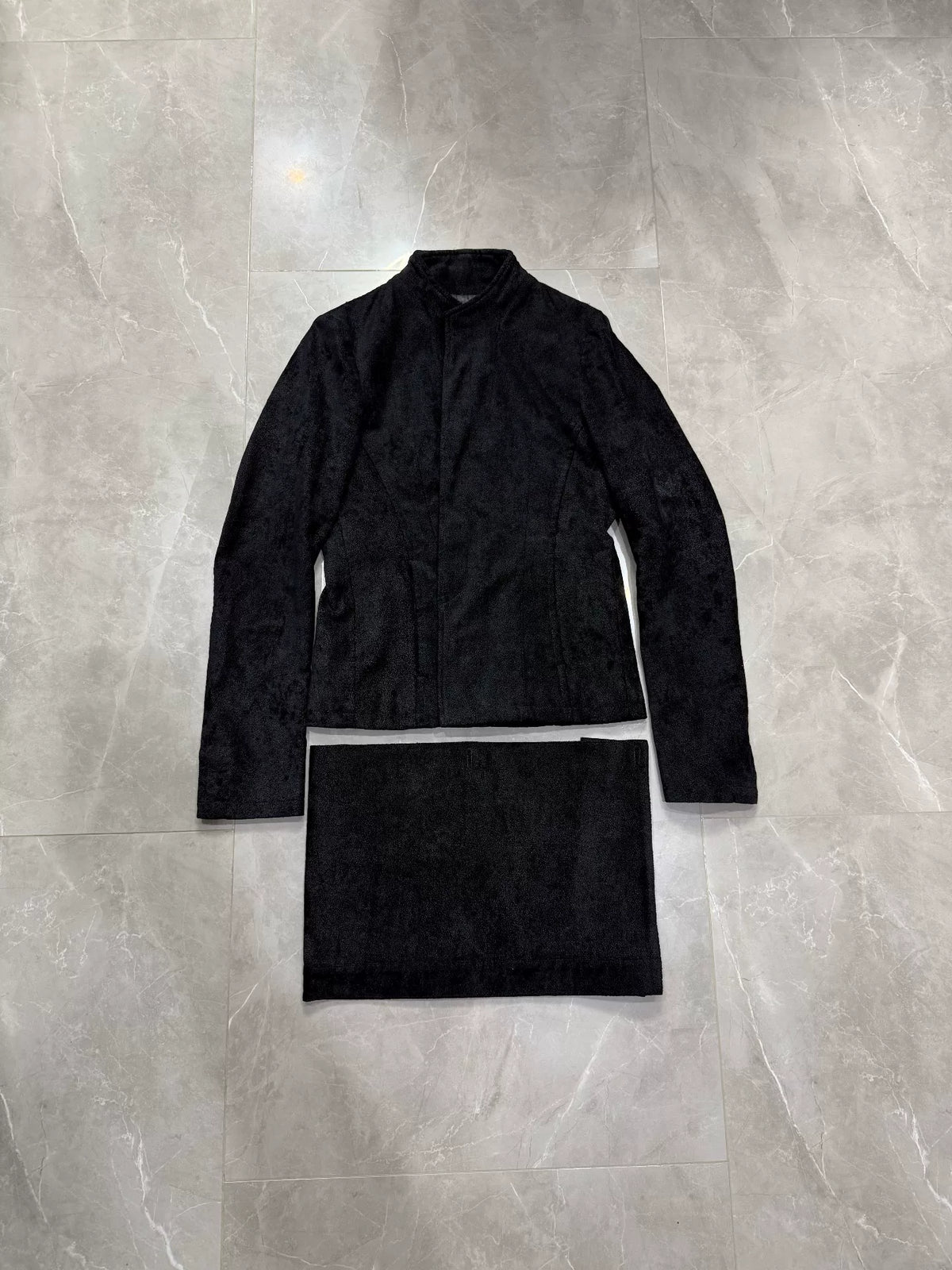 Julius Cracked Cloth Cotton Jacket