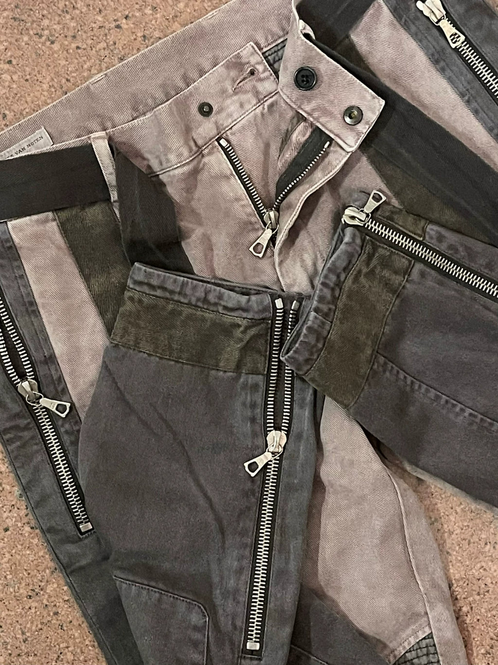 Dries Van Noten F14aw Bandage Motorcycle Pants