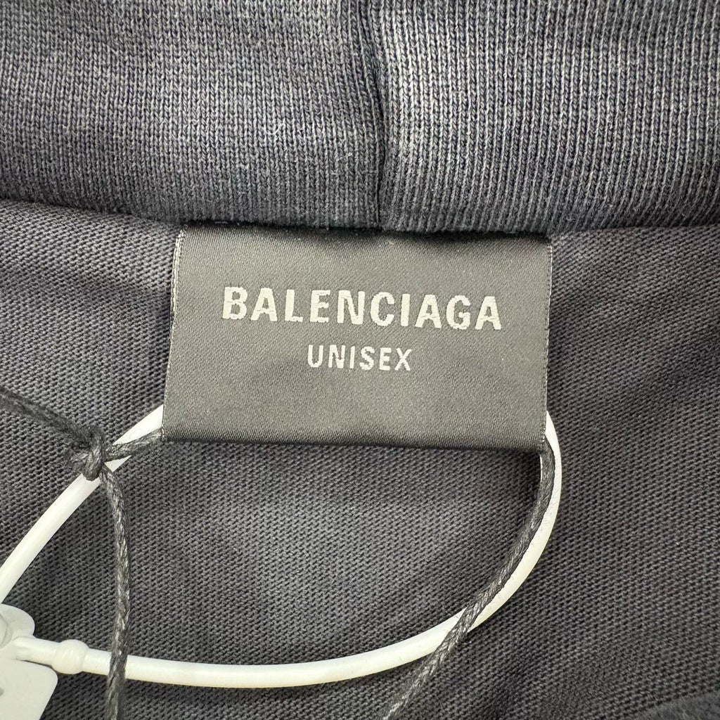 Balenciaga Black 3B Distressed Hole Sweater
