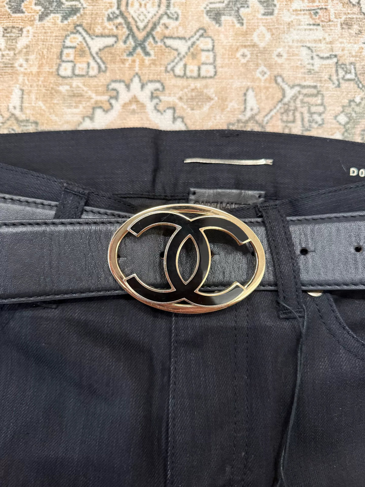 Chanel Double C Classic Logo Belt