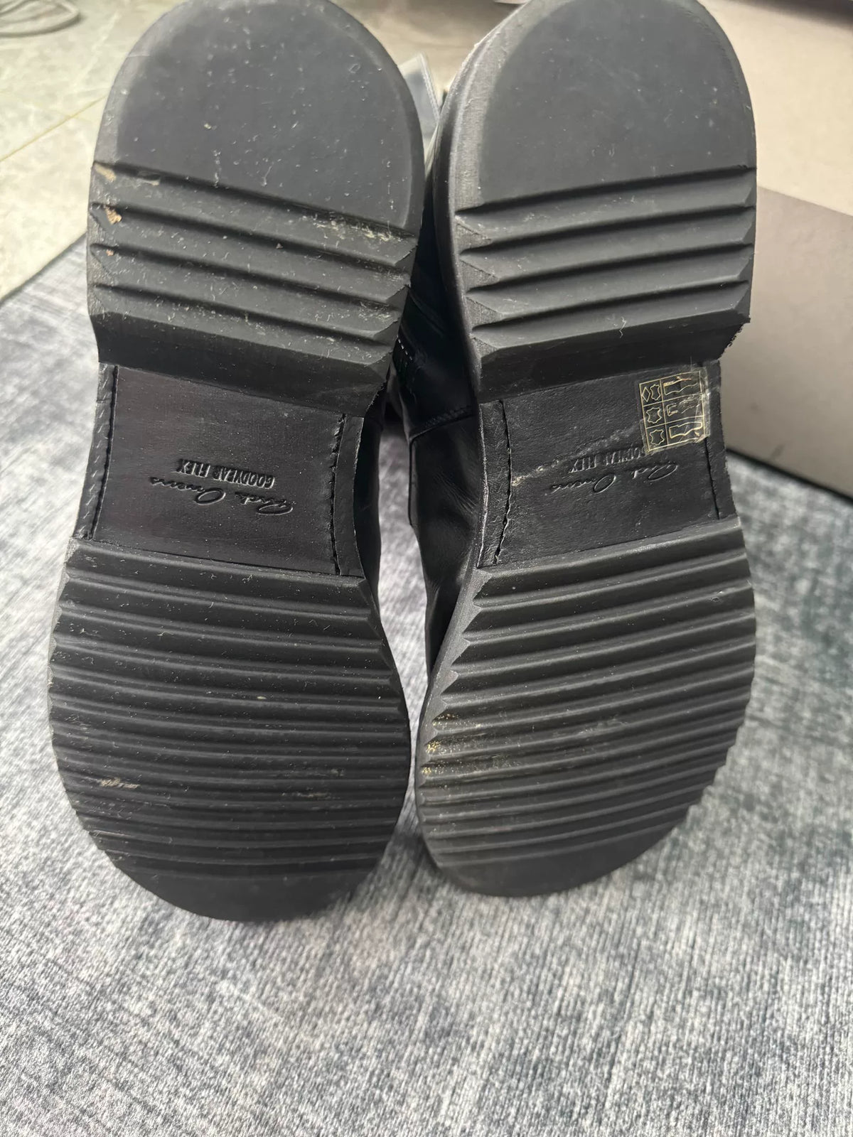 Rick Owens mainline heavy-duty high-top boots