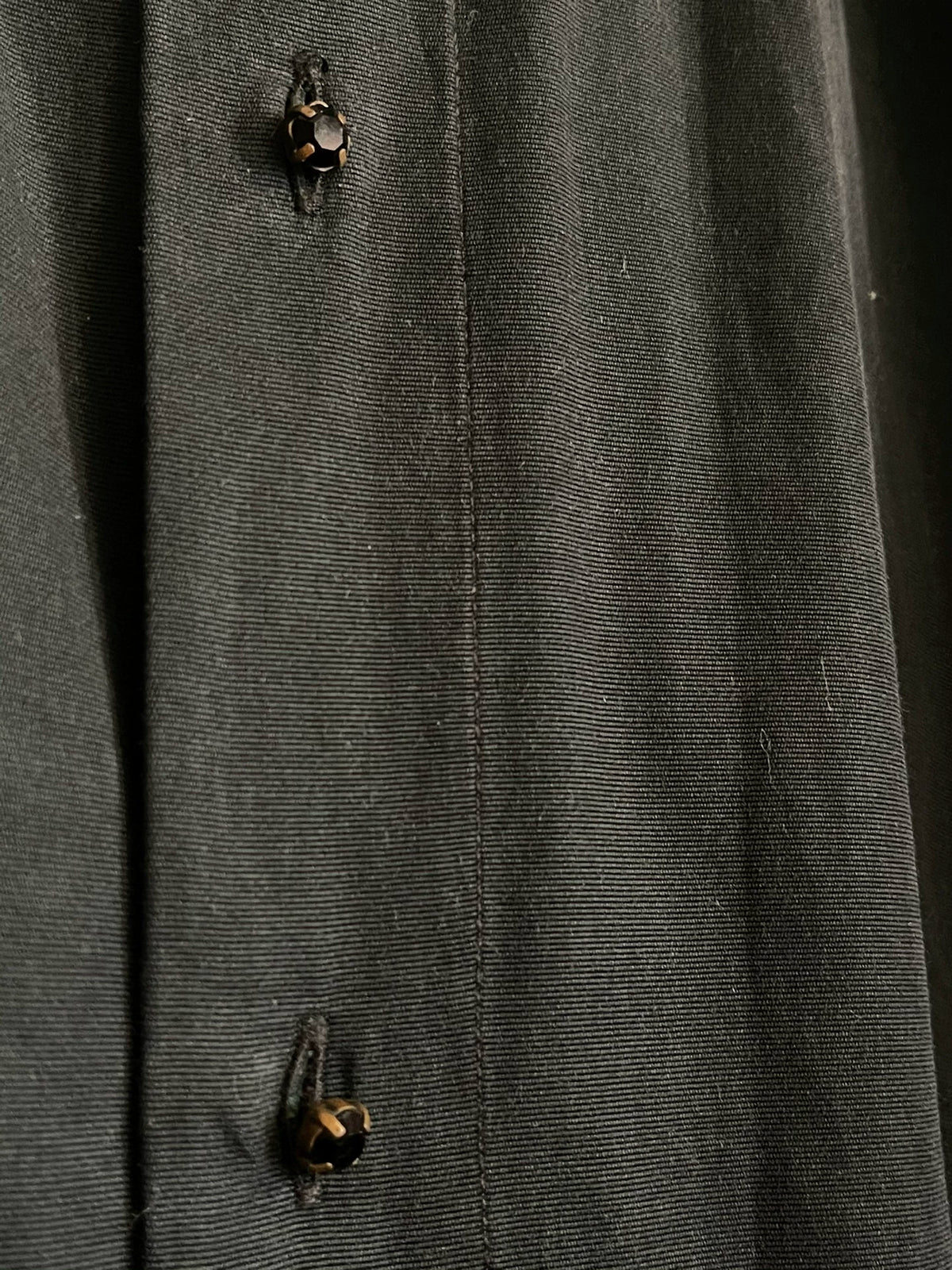 Dries Van Noten Octagonal Diamond Button Cotton Shirt