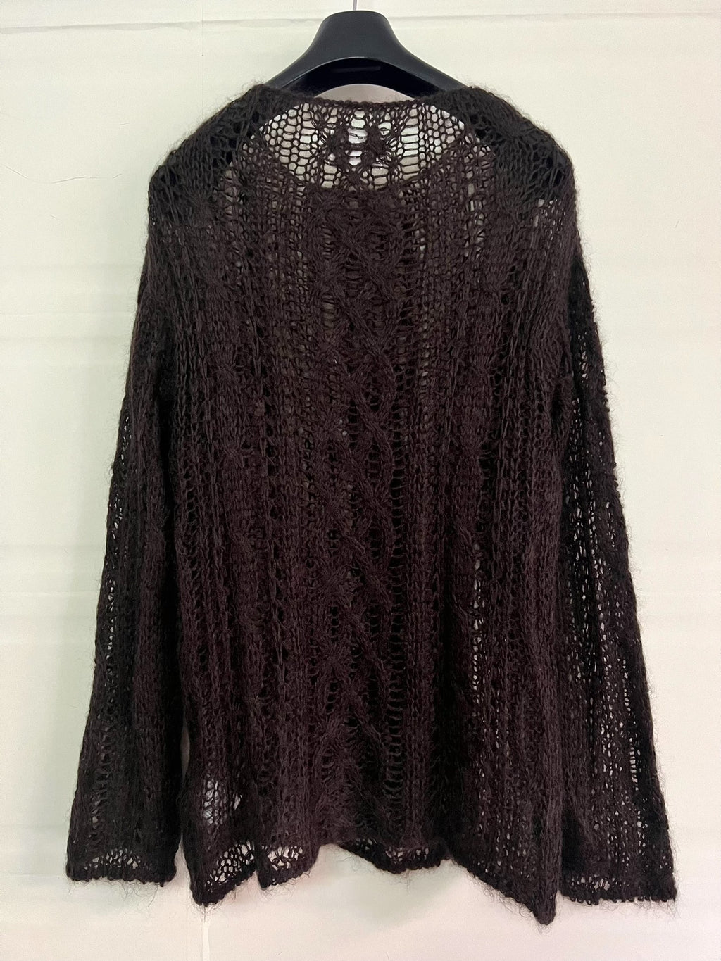 TAKAHIRO MIYASHITA TheSoloist 20AW Miyashita Takaaki designer mesh cut-out jacquard sweater