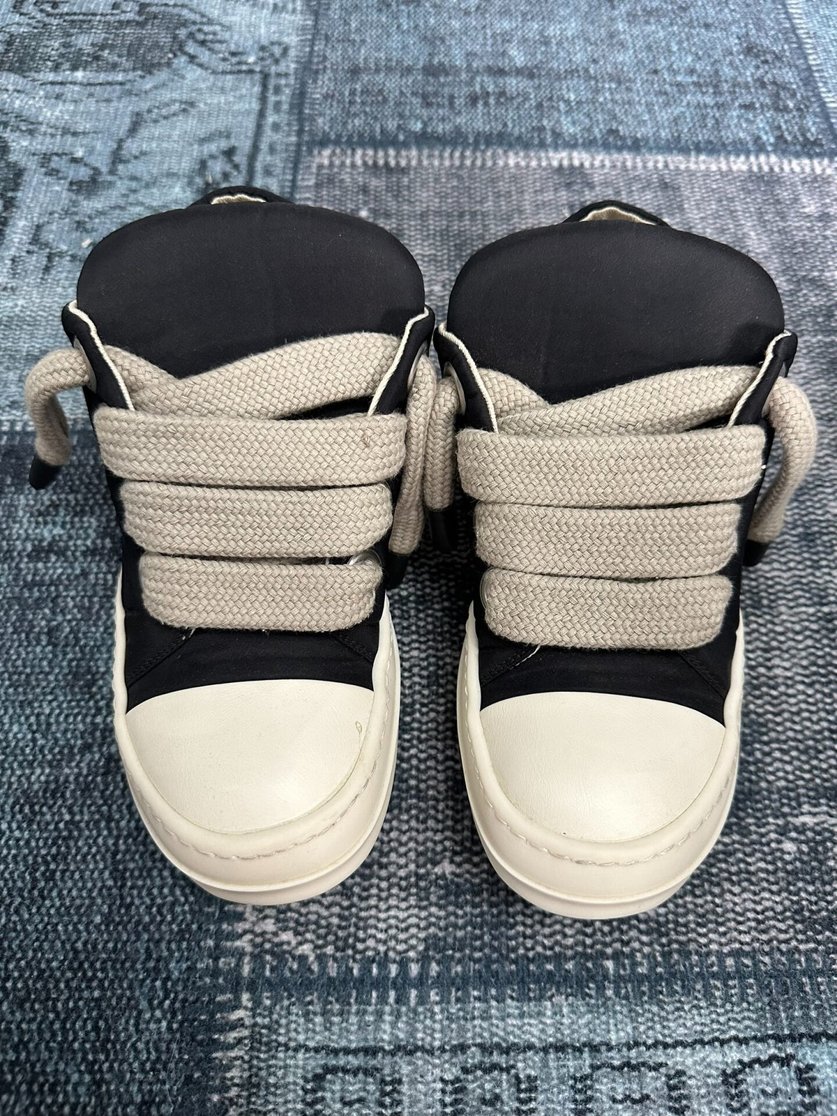 Rick Owens sub-line canvas "Panting" chunky laces Sneakers