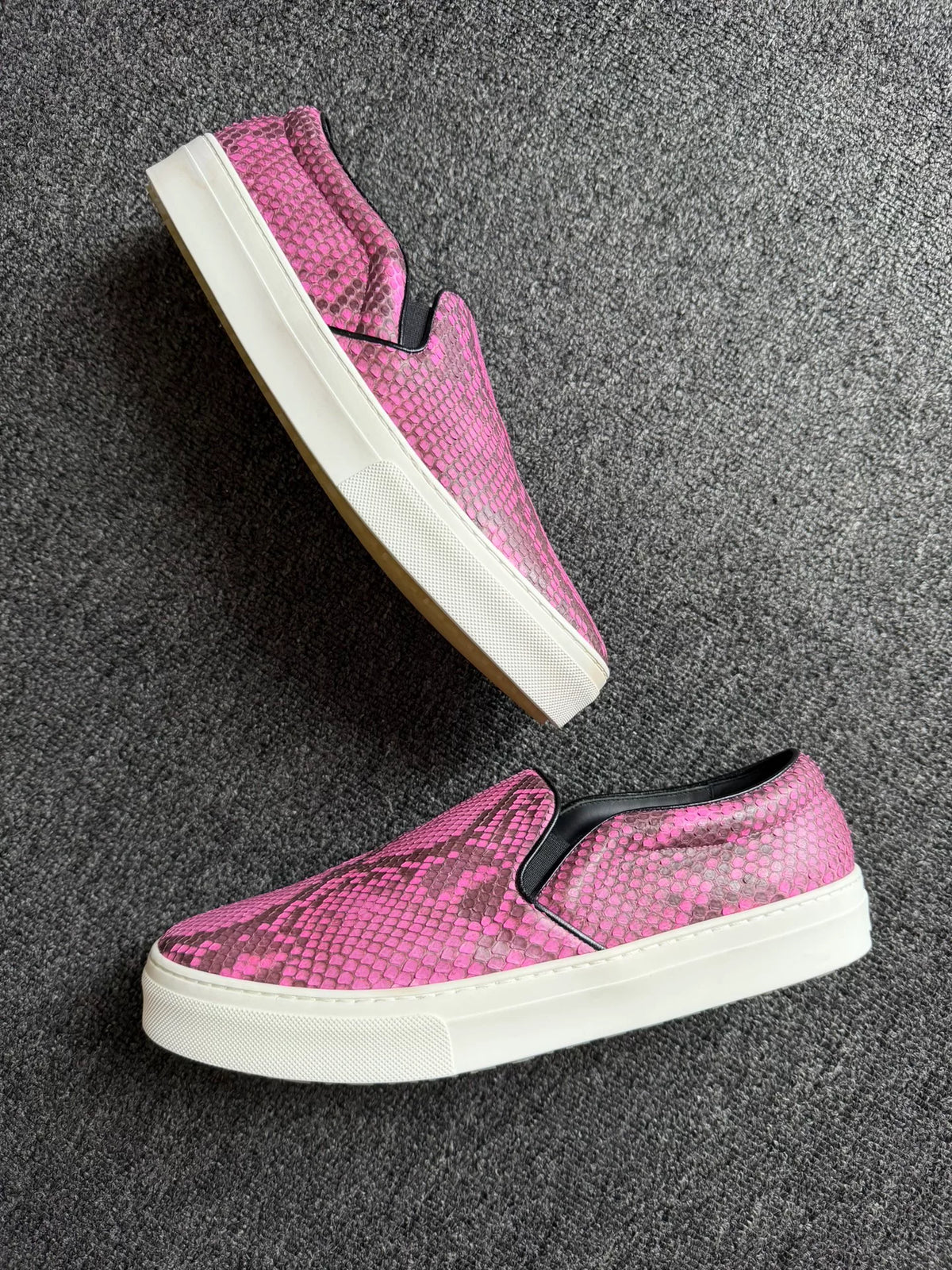 Celine Spring Autumn Pink Men's Slip-On Sneakers