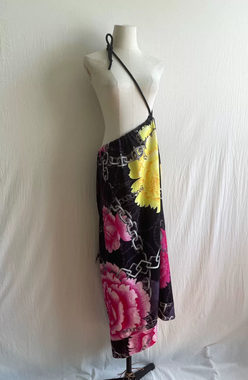 Yohji Yamamoto 14AW Peony Flower Midi Skirt