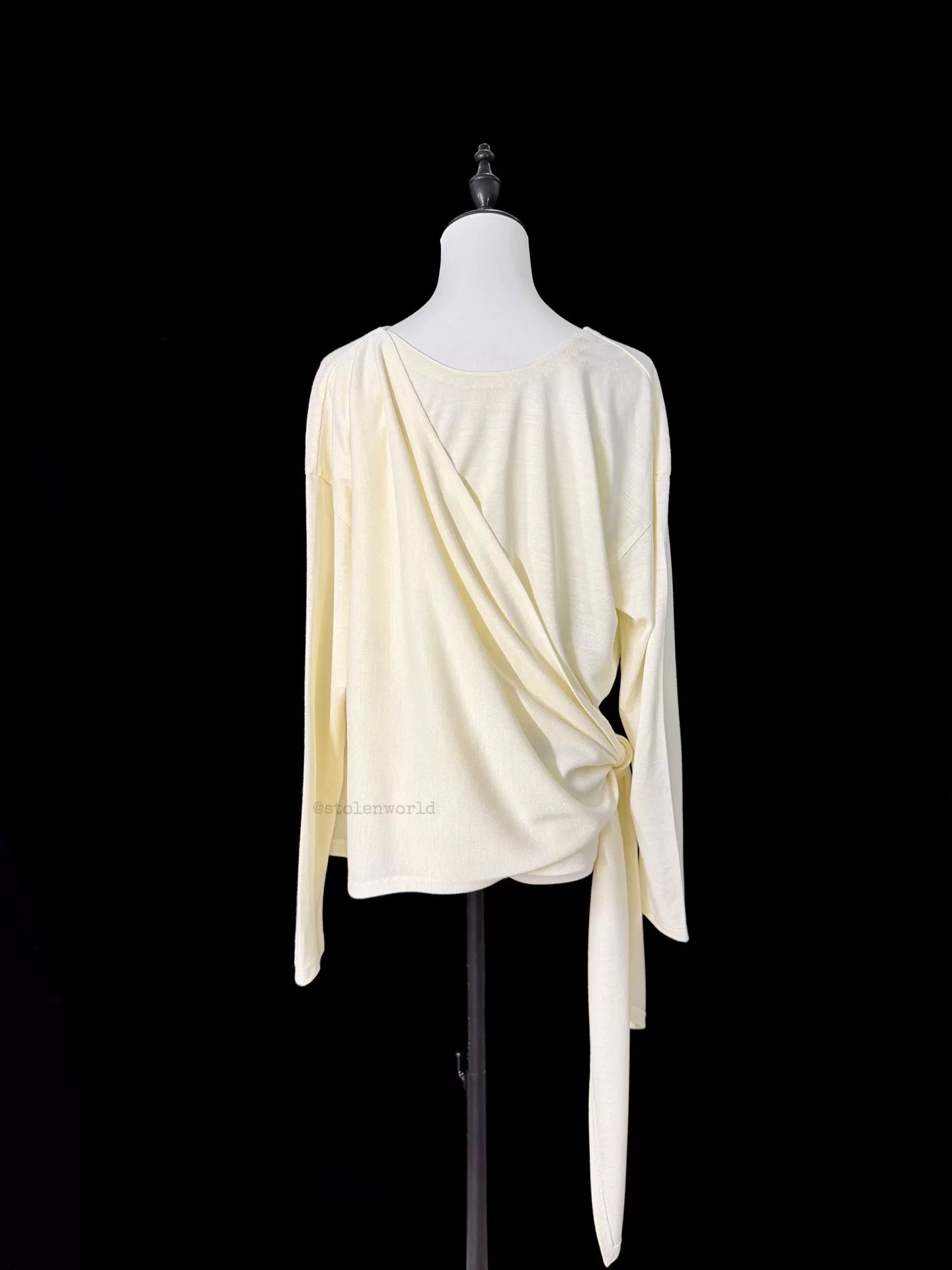 Issey Miyake 80s Irregular Pleated Tie-Top - Devines