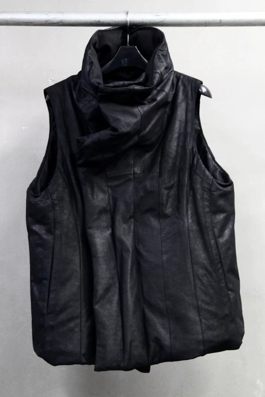Julius Down Distressed Vest Jacket
