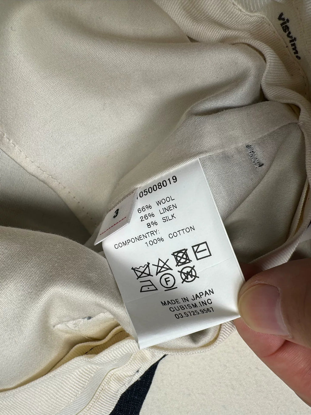 Visvim 24SS Mccloud Slacks Dress Pants