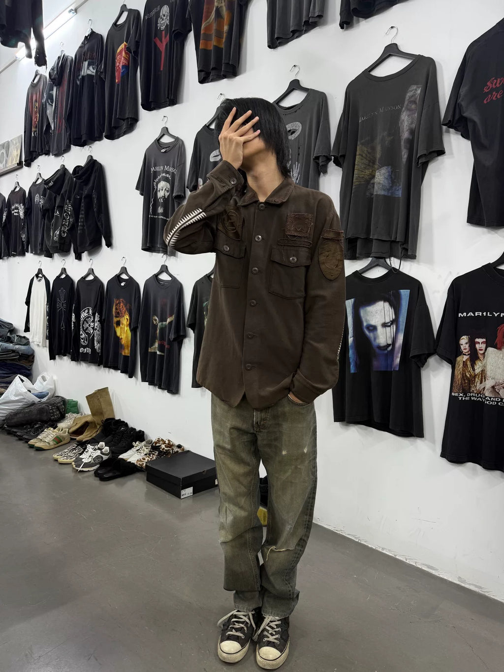 UNDERCOVER 03SS "SCAB" Stitched Shirt Jacket
