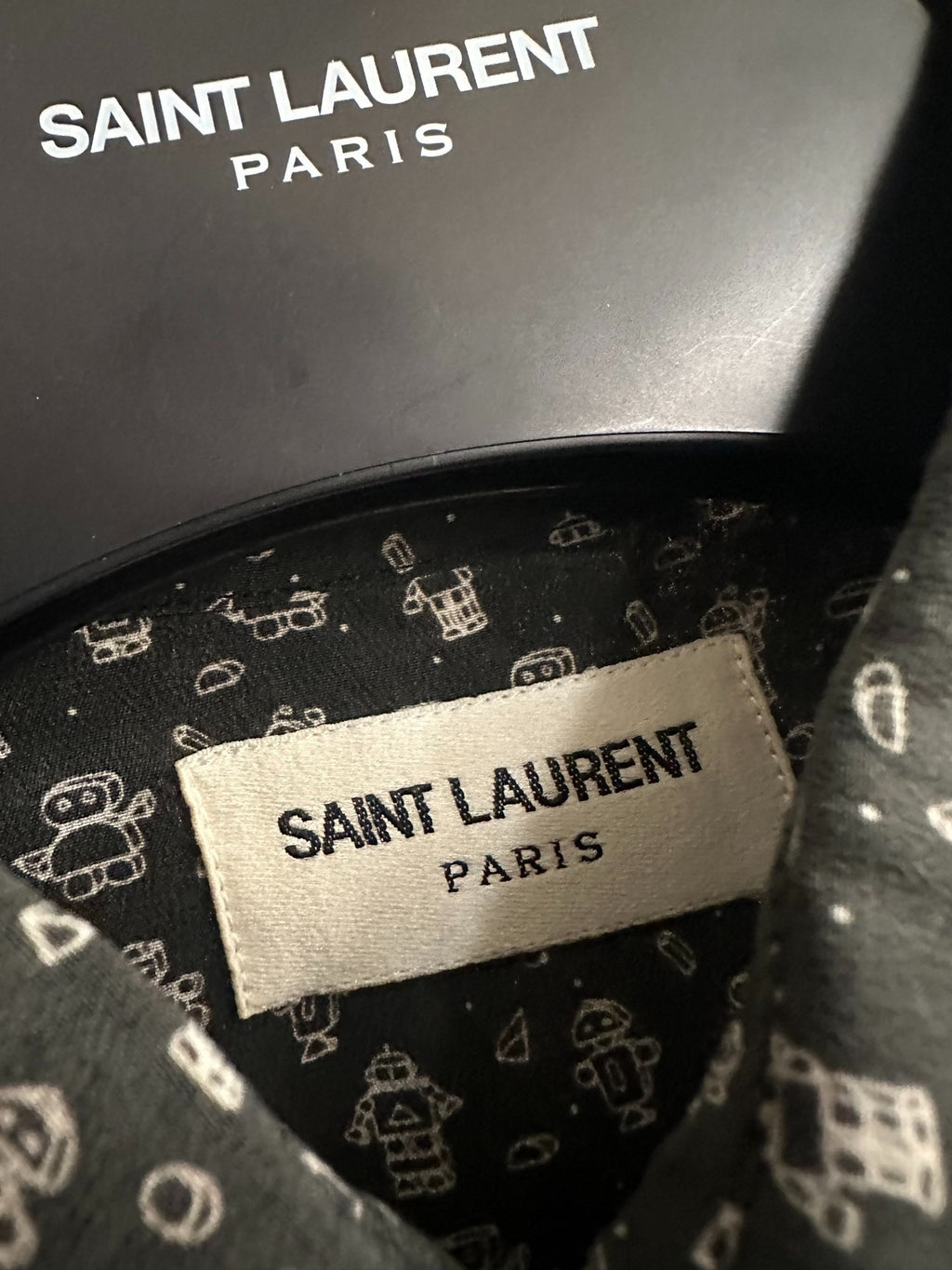 Saint Laurent SS19 Silk Doll Shirt