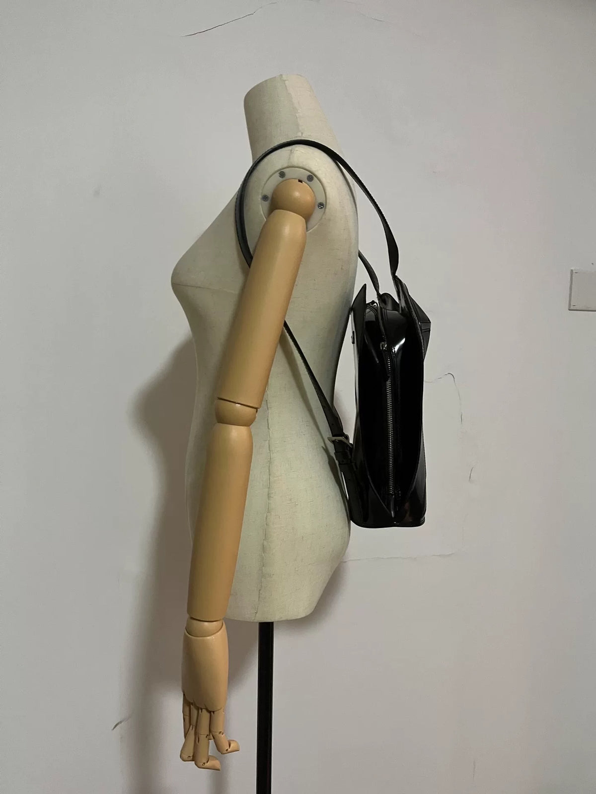 Jean Paul Gaultier Corset Shoulder Bag Black