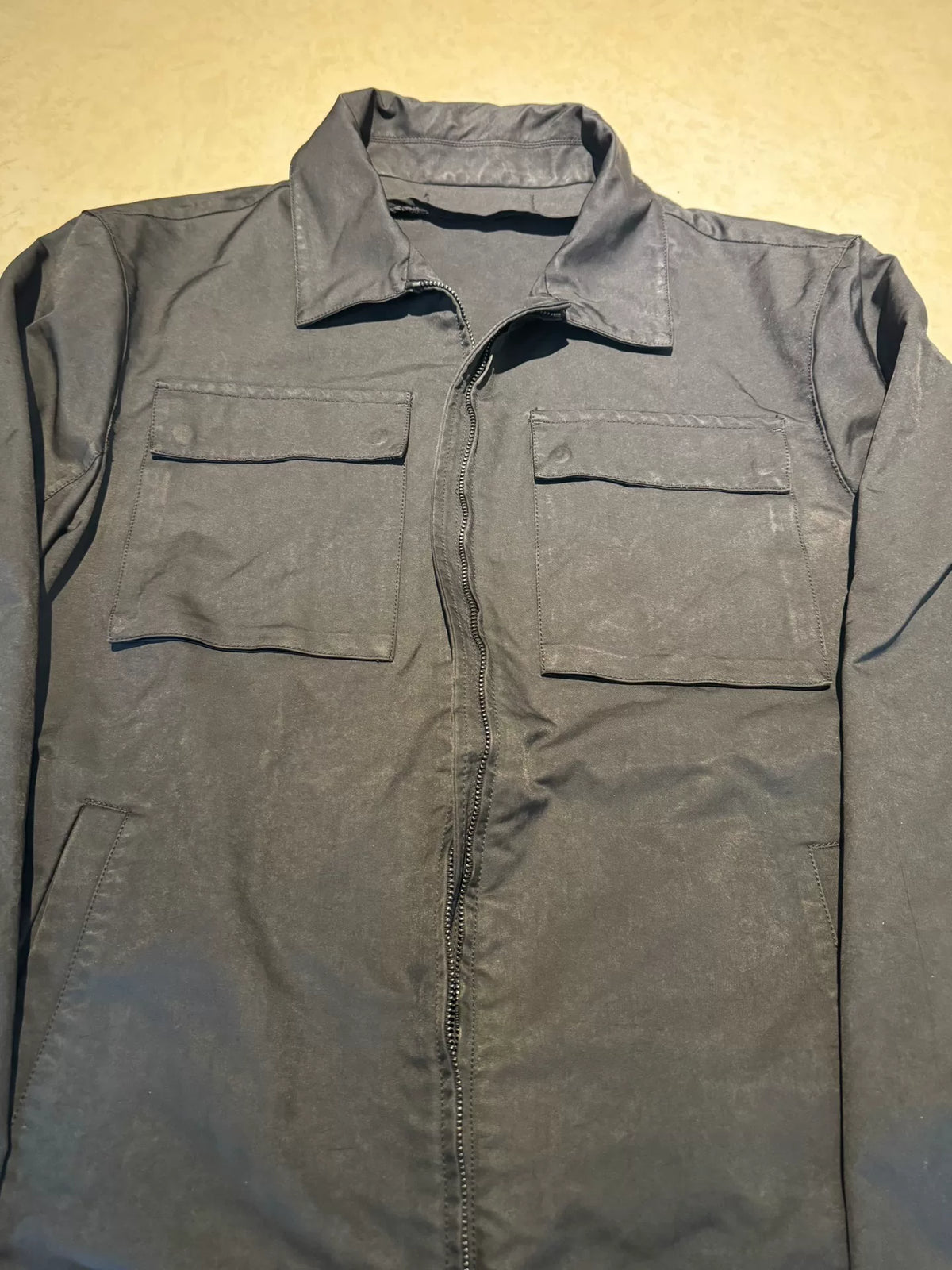 Prada Zip-Up Collared Workwear Cotton Jacket