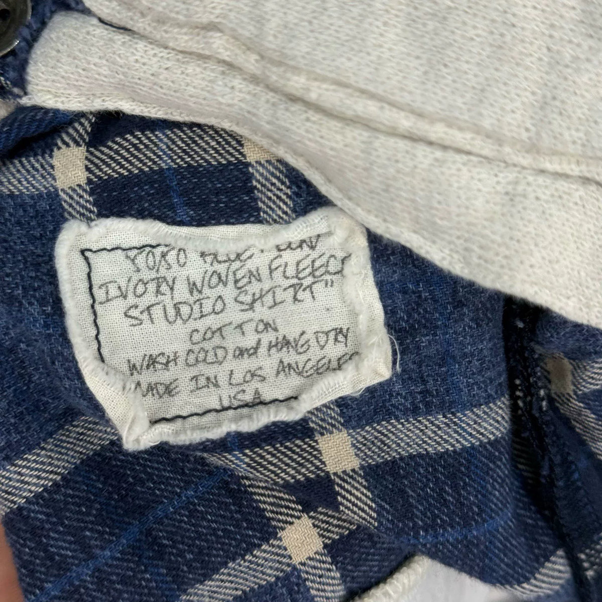 Greg Lauren GL Patchwork Distressed Long-Sleeve Shirt