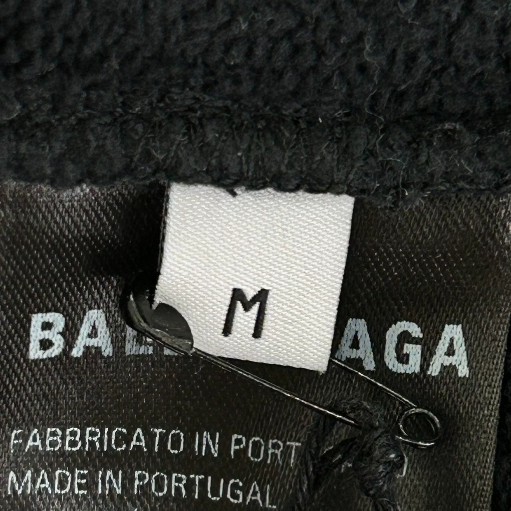 Balenciaga FW25 Black Tape-Letter Hooded Sweater