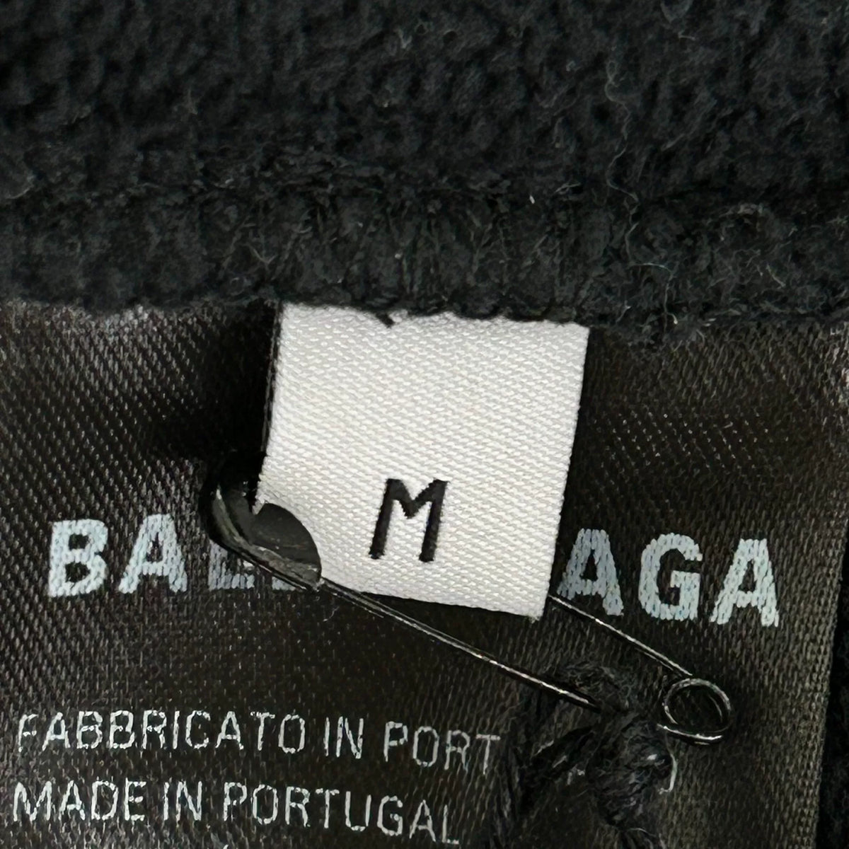 Balenciaga FW25 Black Tape-Letter Hooded Sweater