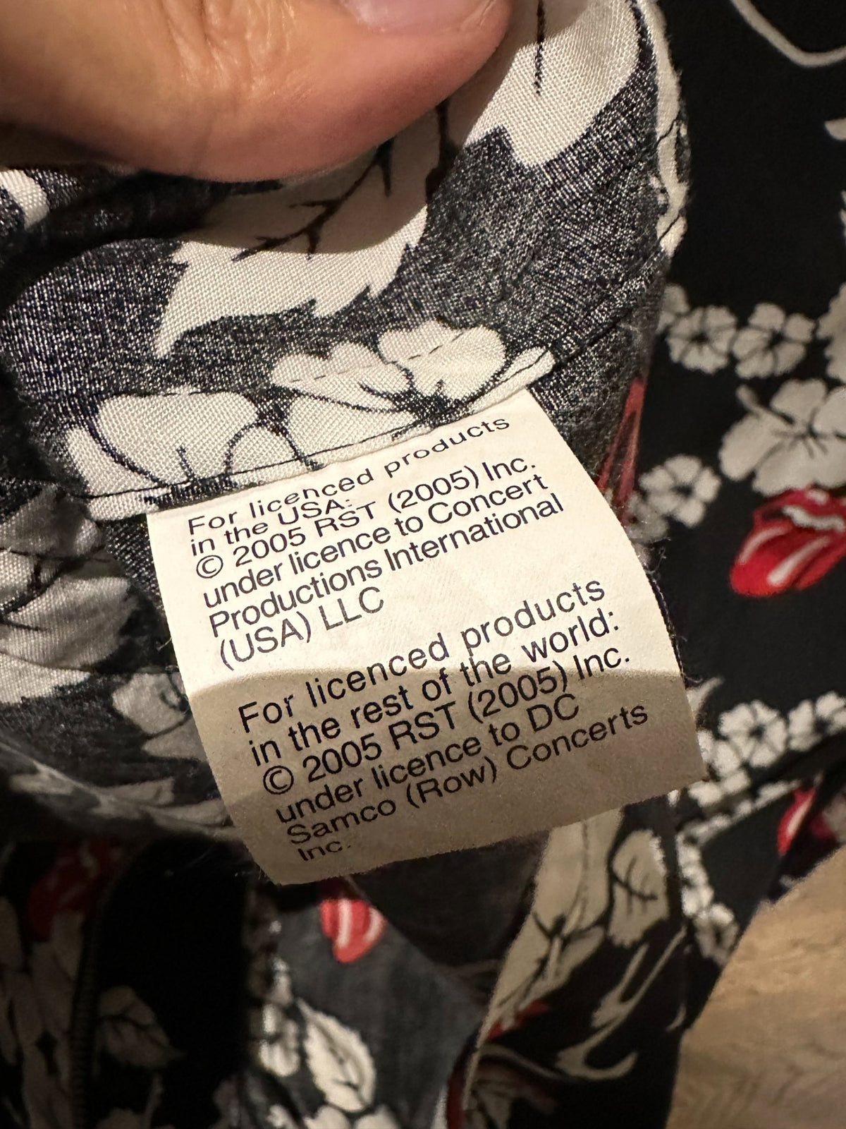 Comme des Garcons Homme 05AW Aw Rolling Stones Jacket