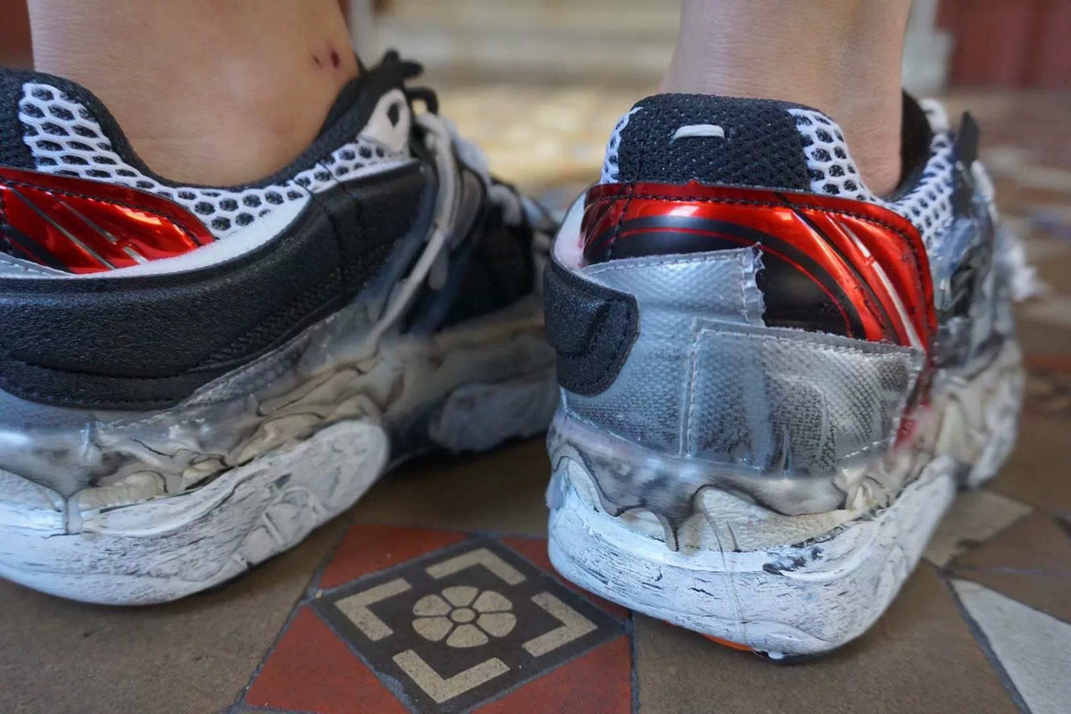 Maison Margiela FW19 White/Black/Red Fusion Sneakers
