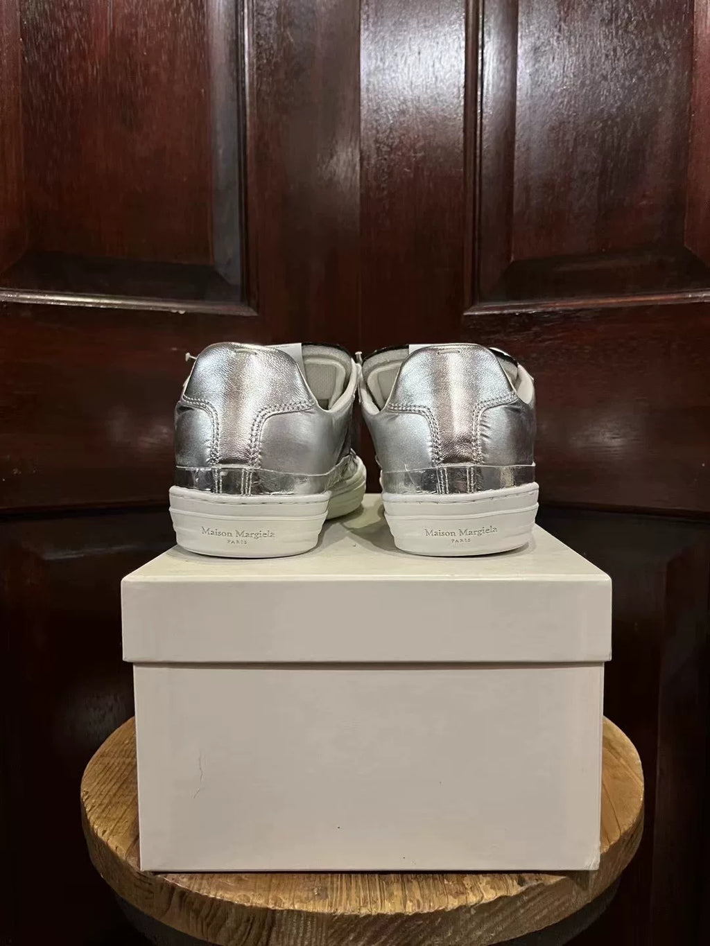 Maison Margiela Silver Evolution Sneakers