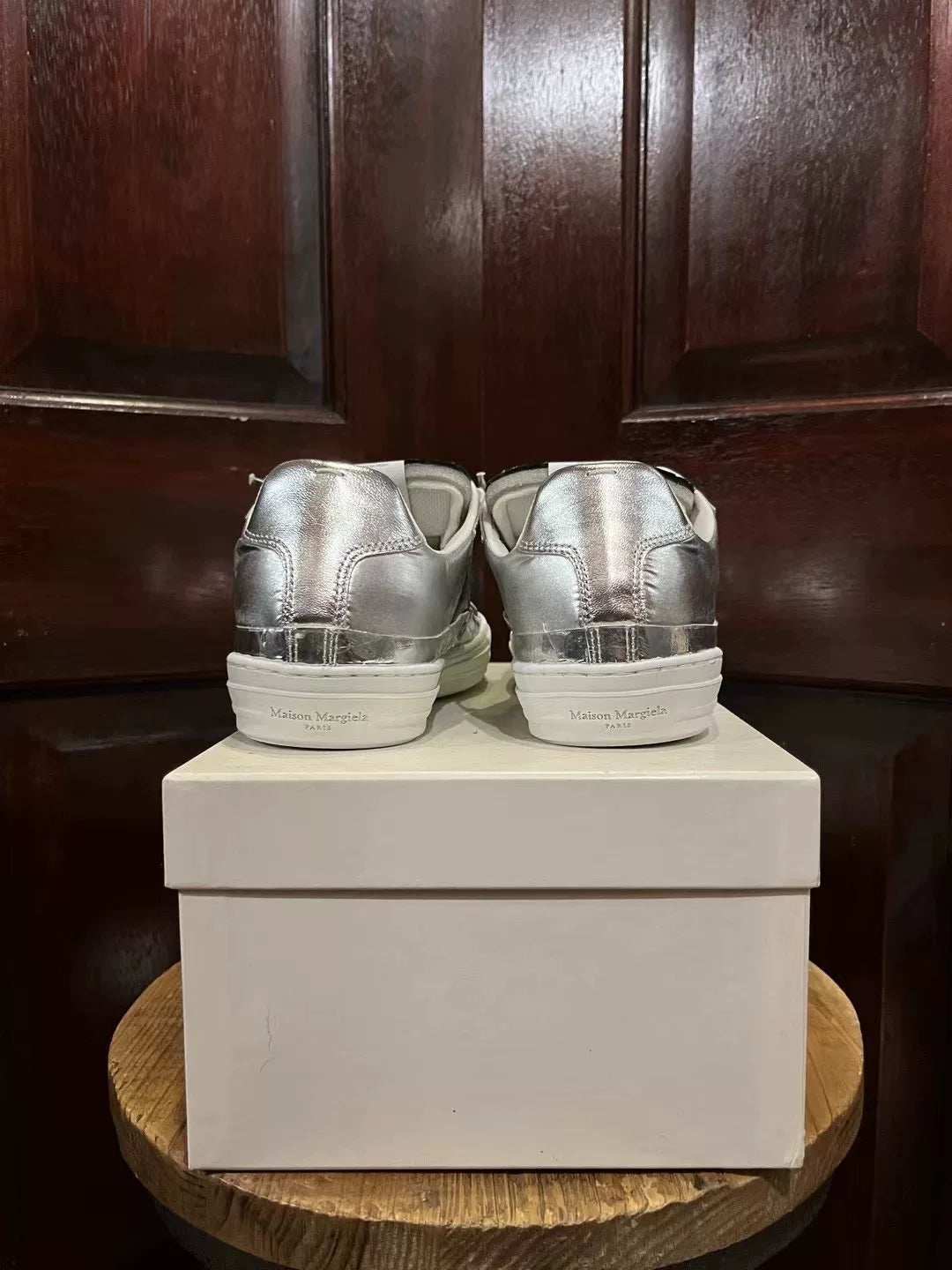 Maison Margiela Silver Evolution Sneakers