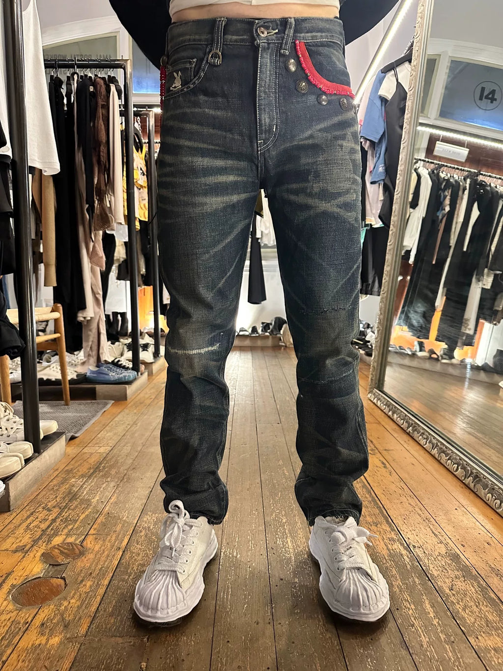 mastermind Japan × NEIGHBORHOOD 2012 Dp-Mid Blue Denim Jeans