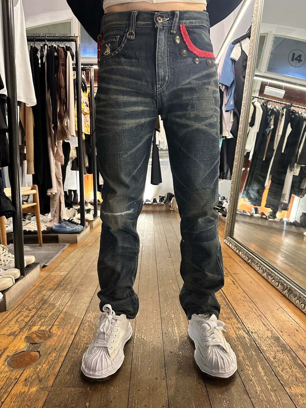 mastermind Japan × NEIGHBORHOOD 2012 Dp-Mid Blue Denim Jeans