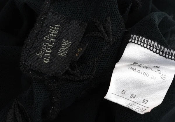 Jean Paul Gaultier Botanical Embroidered Mesh Top
