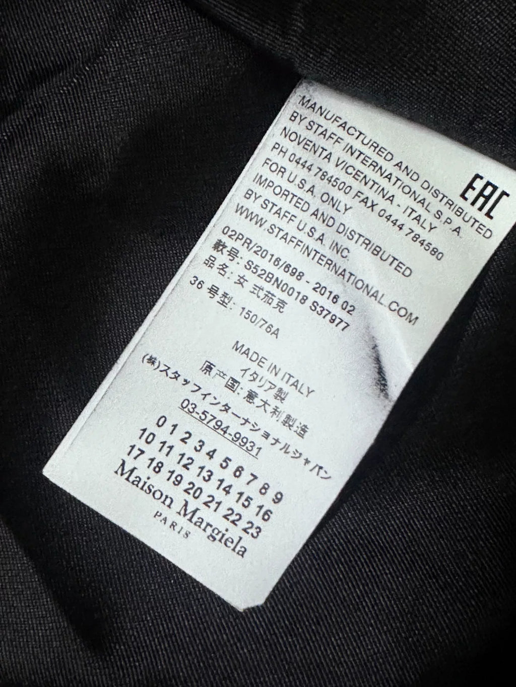 Maison Margiela MM6 Deconstructed Two-Piece Jacket