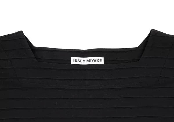 Issey Miyake Vintage Black Pleated Dress