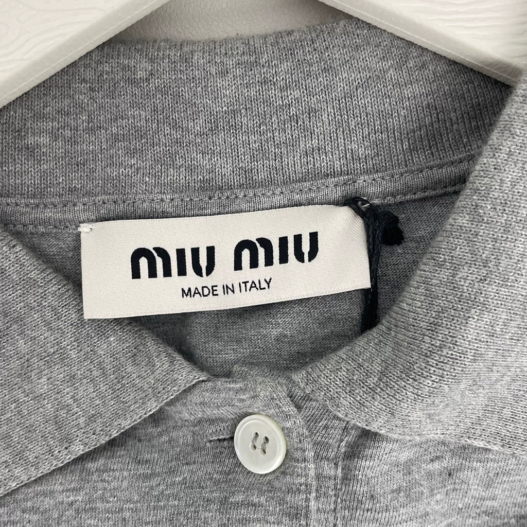 Miumiu 2025 Polo Long-Sleeve Shirt