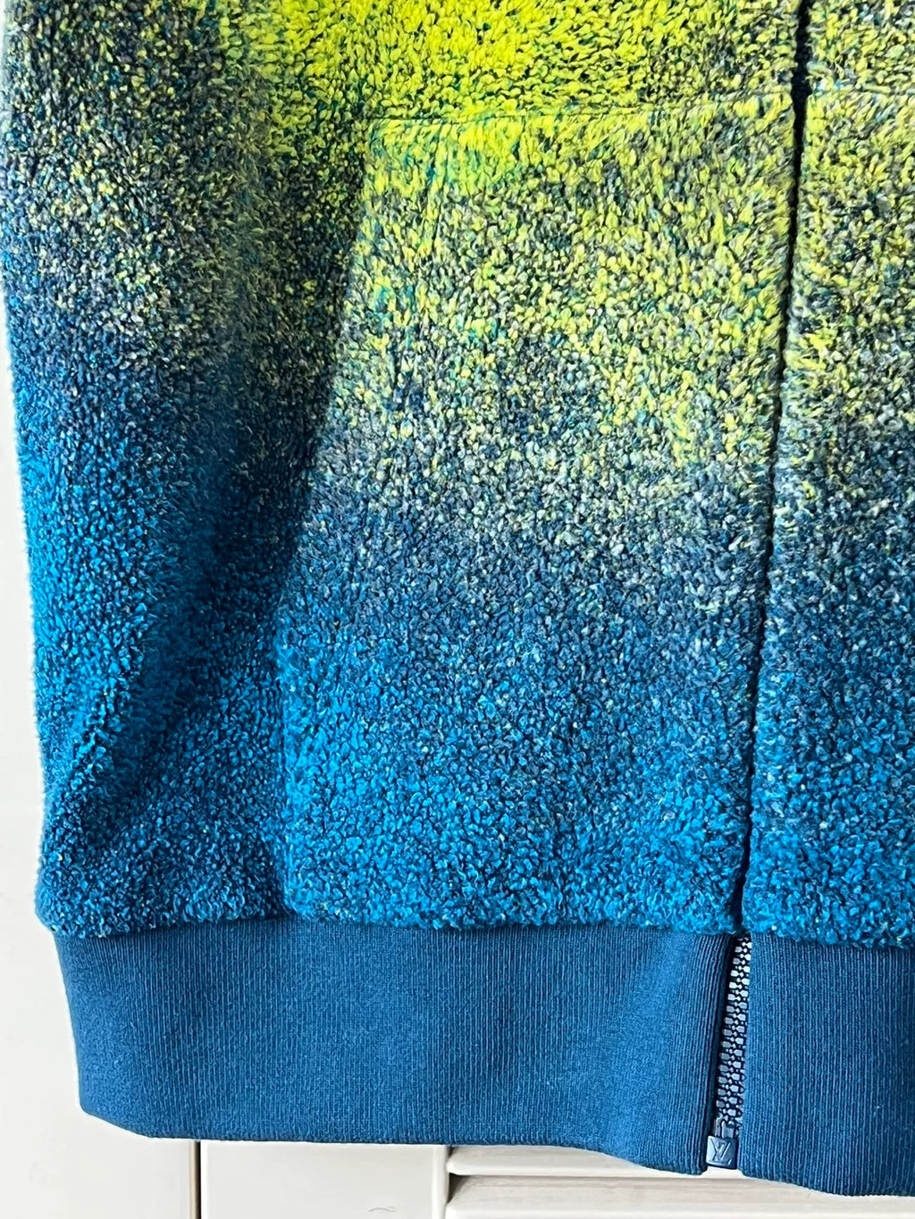 Louis Vuitton Hooded Gradient Tie-Dye Zip Tie Hoodie