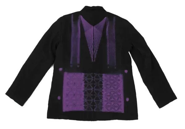 Issey Miyake Vintage Purple Pattern Suit Jacket