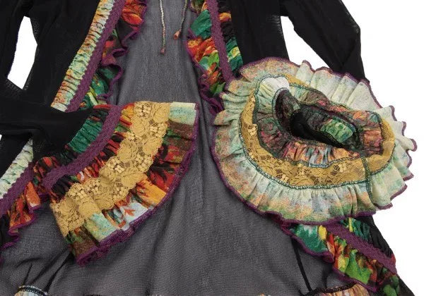 Jean Paul Gaultier Vintage Black Lace Mesh Top