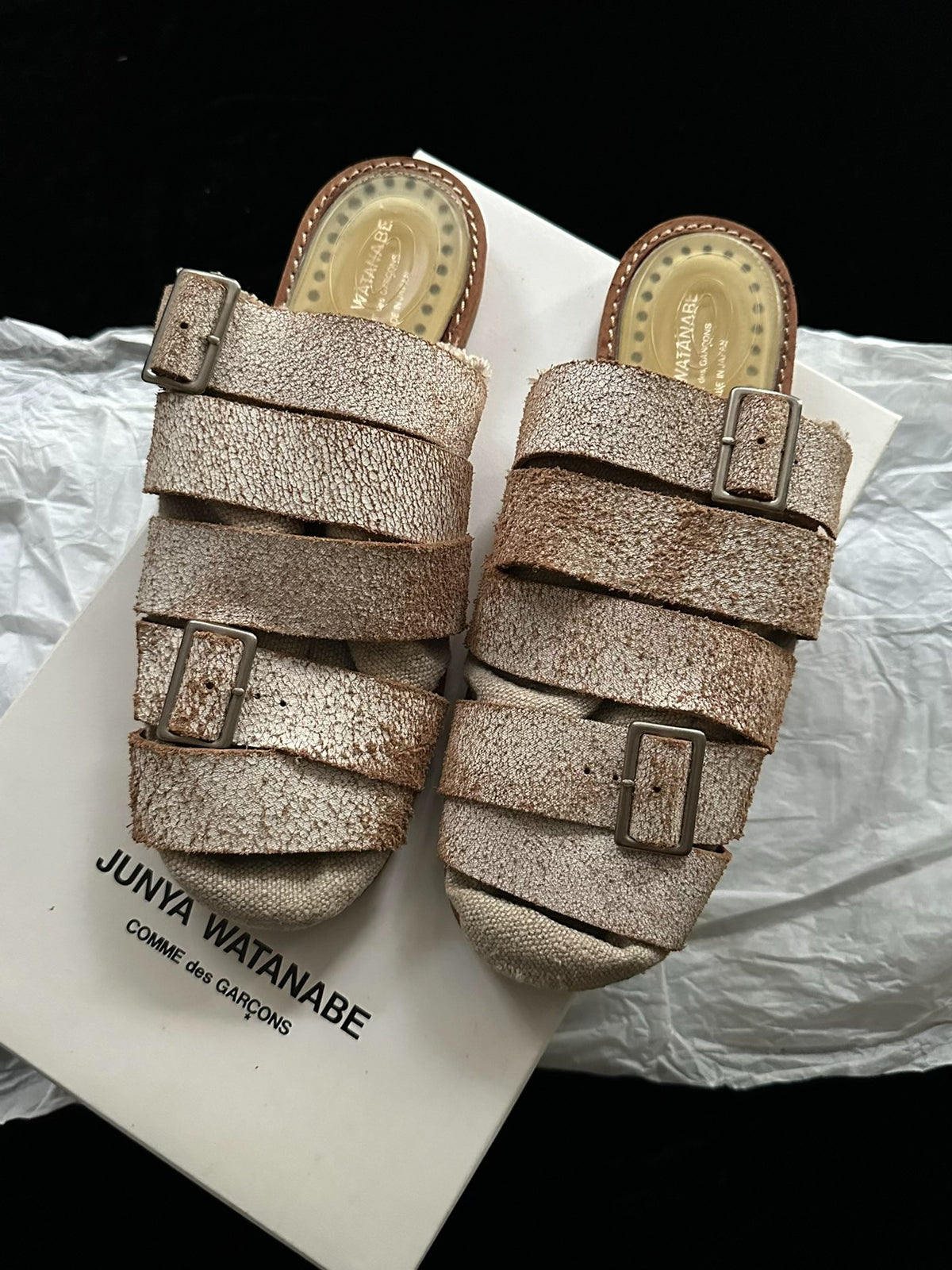 Junya Watanabe Runway Distressed Shoes
