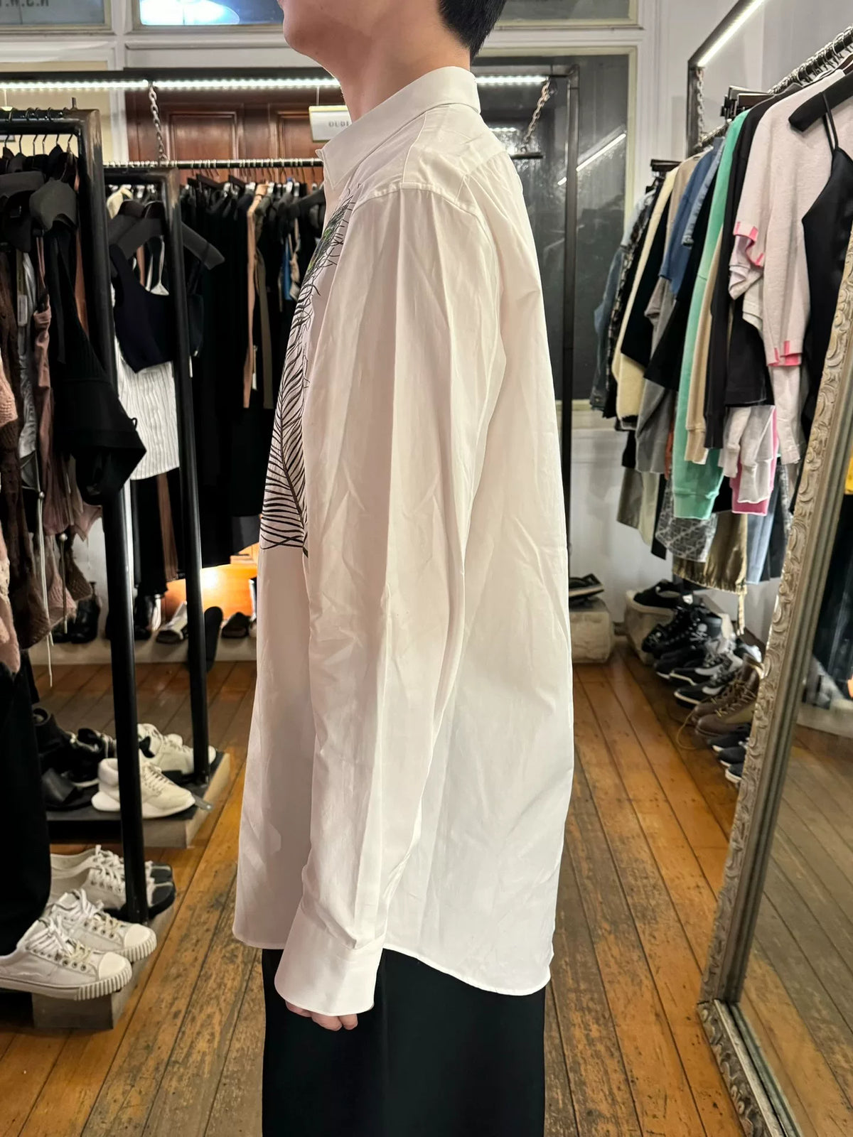 Alexander McQueen FW17 White Cotton Shirt