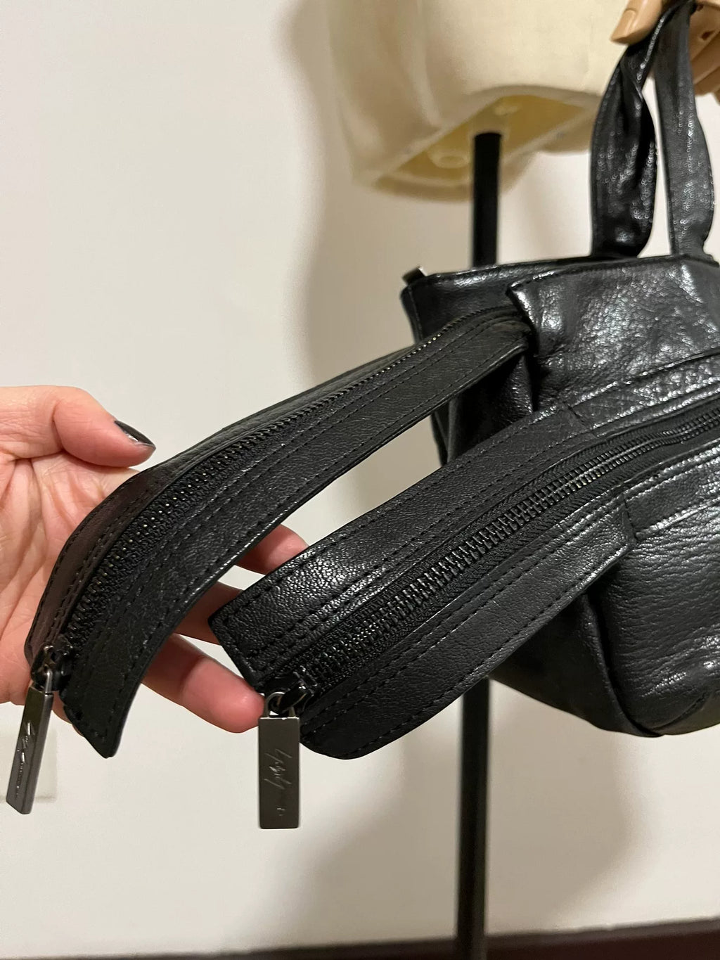 Yohji Yamamoto Zipper Handbag