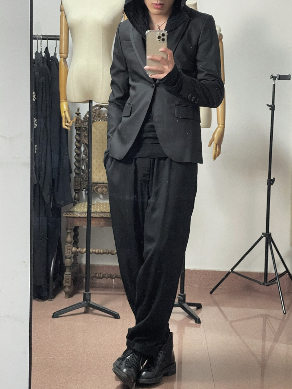 Yohji Yamamoto 16aw Pocket Drawstring Trousers