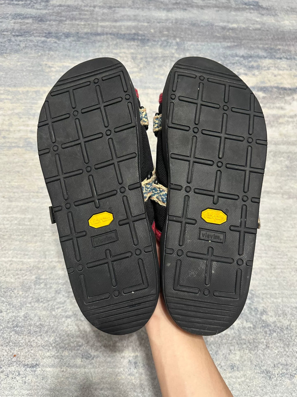 VISVIM 17SS CHRISTO FIL Limited Release Vintage Cloth Bell Slides