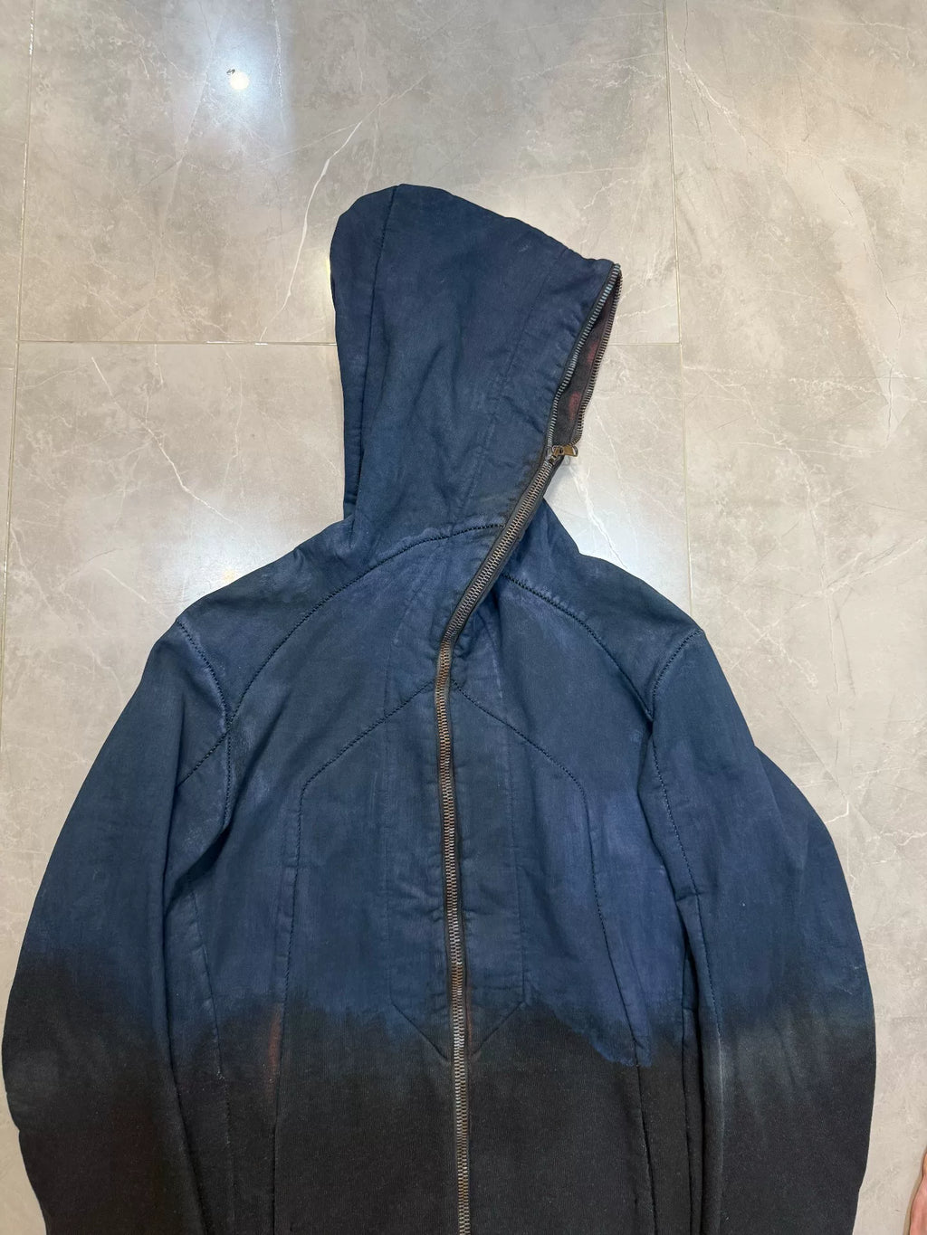SS06 Zam Barrett Gradient Dyed Zip-Up Jacket