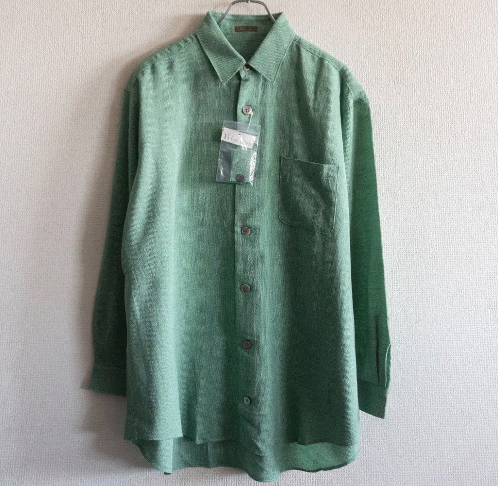 Yohji Yamamoto 1990s Wool Blend Oversized Shirt