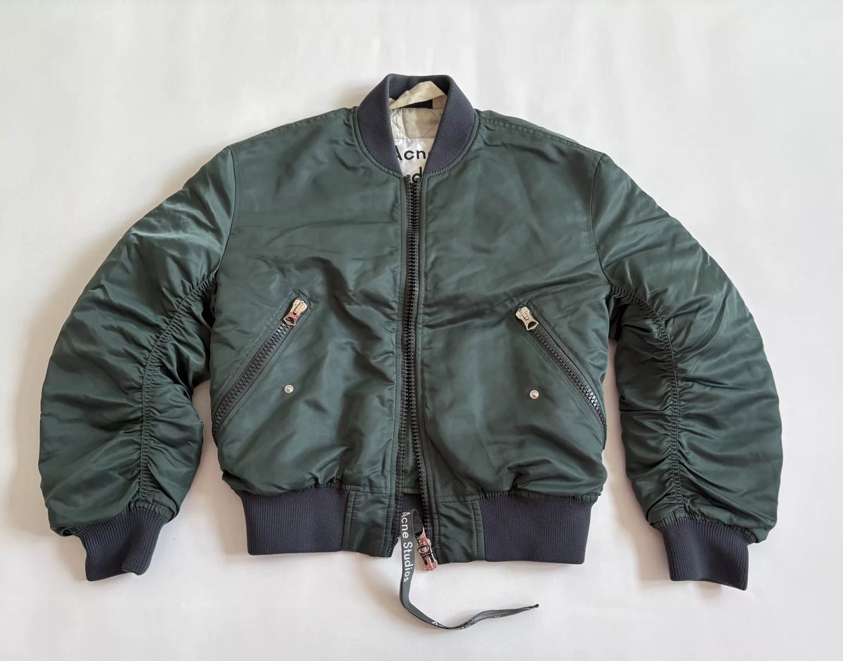 Acne Studios Bomber MA1 Pleated Jacket