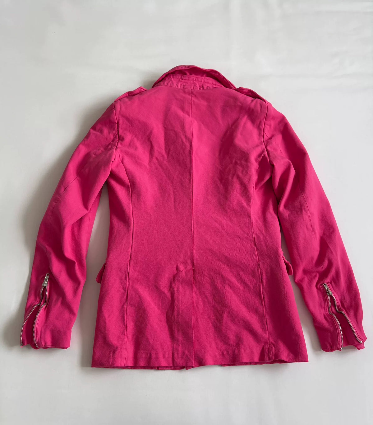 COMME des GARCONS pink biker jacket