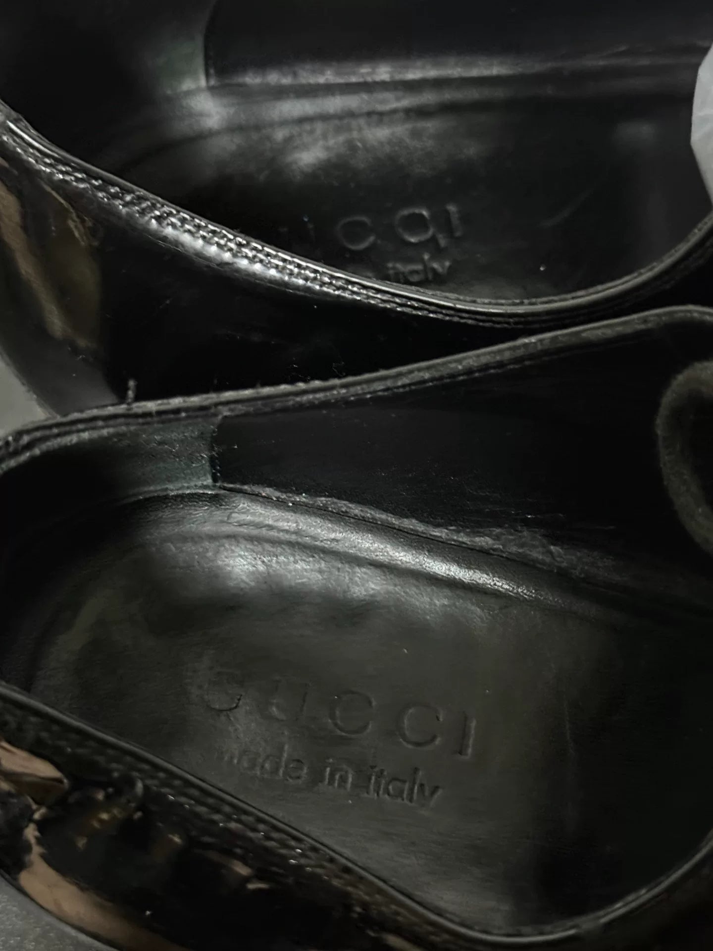 Gucci By Tom Ford Patent Derby Shoes