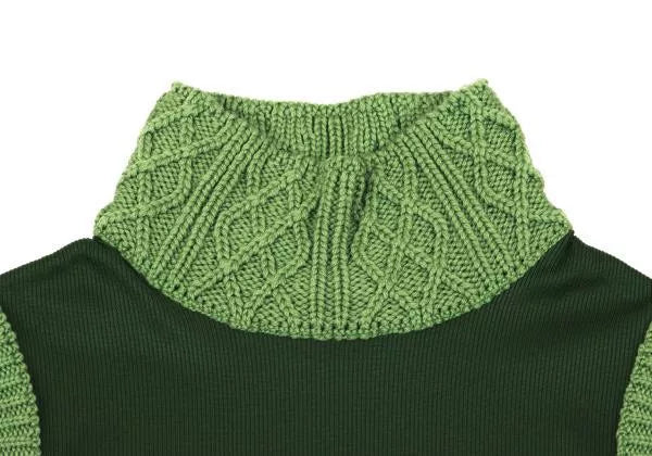 Jean Paul Gaultier Vintage Green Fur-Collar Jacket