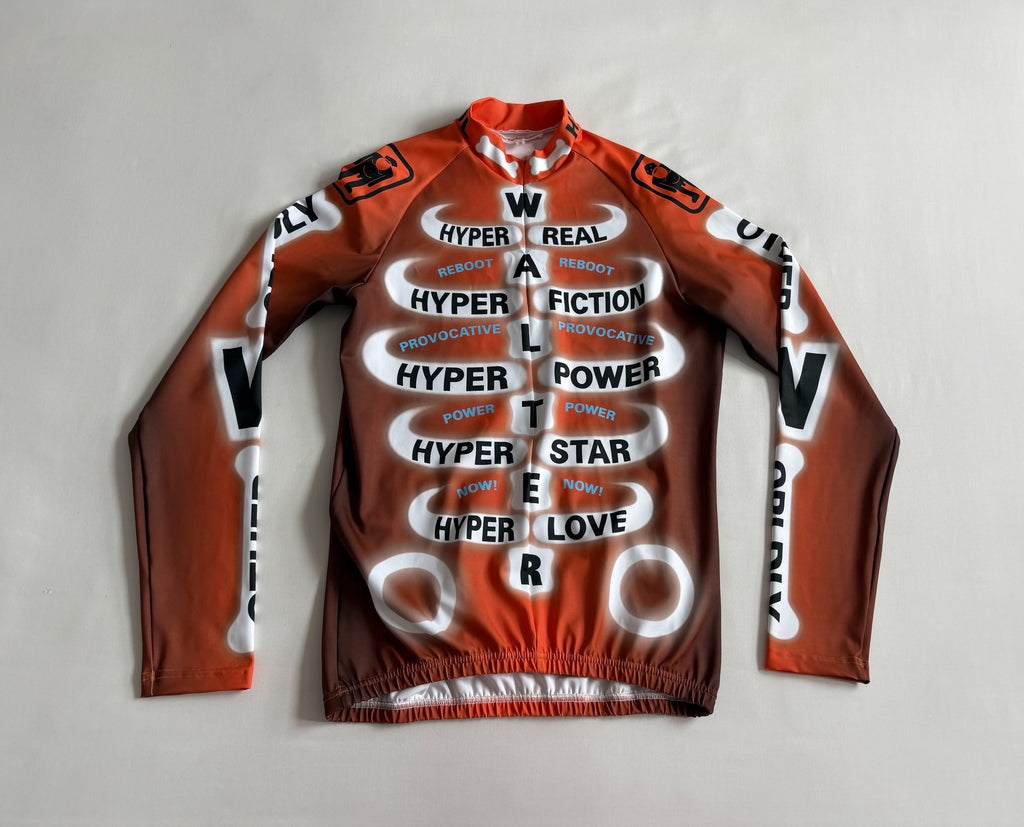 Walter Van Beirendonck Cycling Wear Walter Show Piece Slogan Cycling Wear