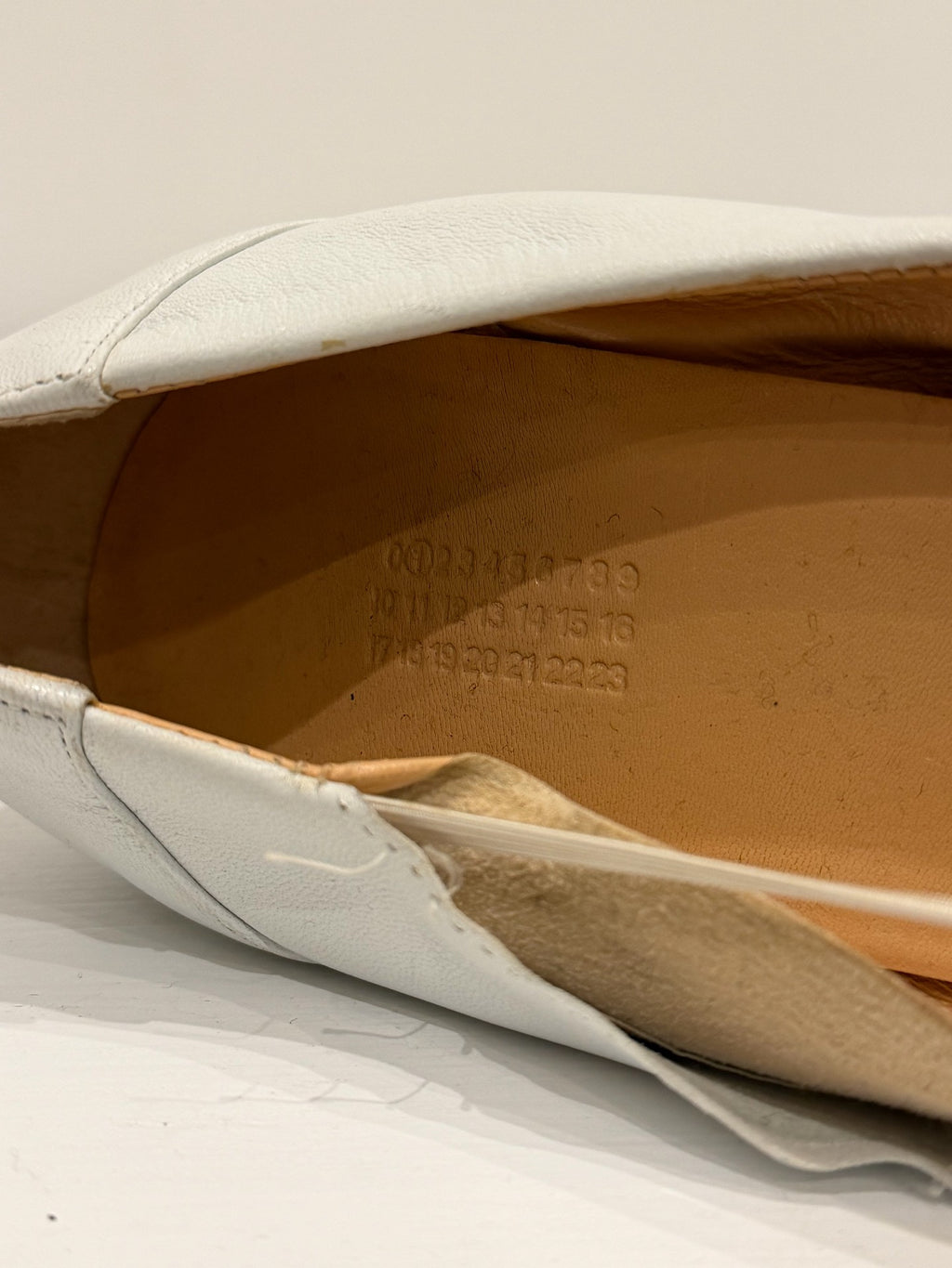 Maison Martin Margiela SS05 'Unfinished' Leather Heels