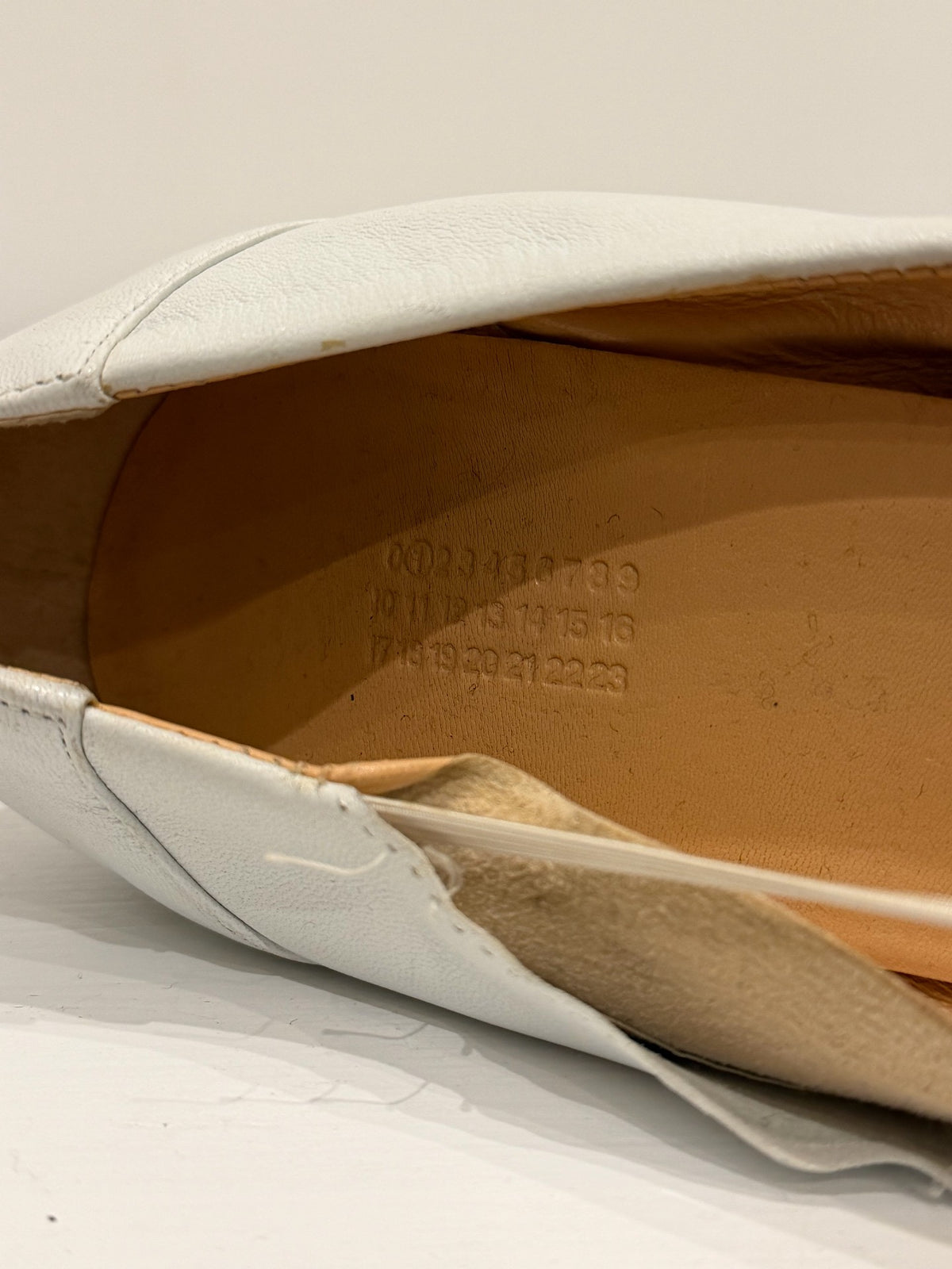 Maison Martin Margiela SS05 'Unfinished' Leather Heels
