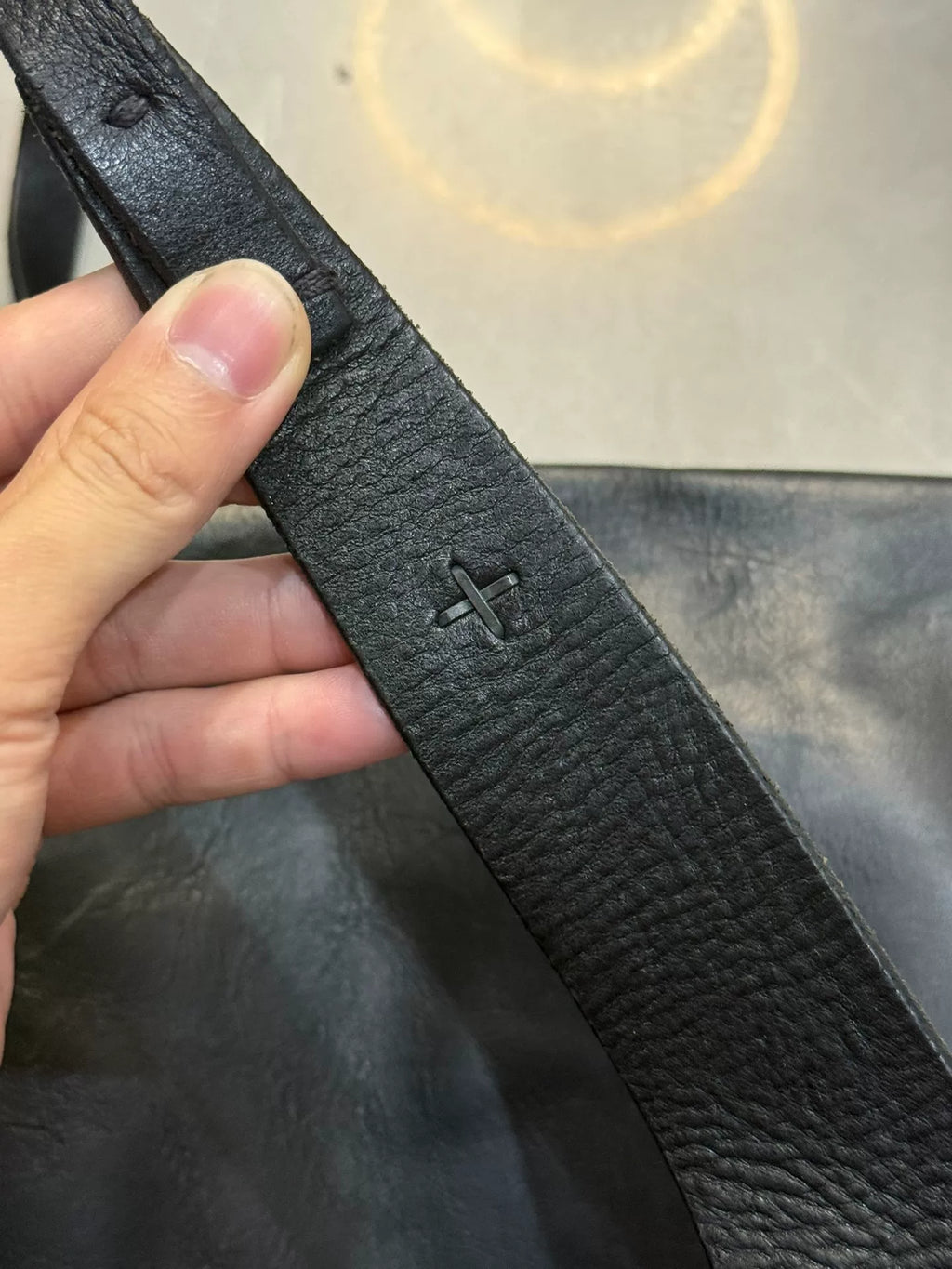 M.A+ SS06 Black Accordion Crossbody Bag